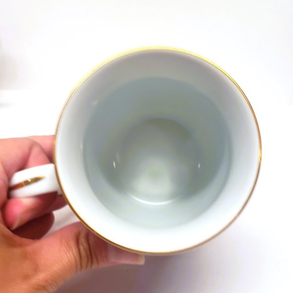 Imari Crest Otagiri Mugs Japan Gold Rim Red Blue Vintage Asian Lot Set x3 - Picture 11 of 12